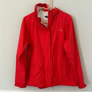The North Face Women's Venture 2 Jacket in a coral color. L